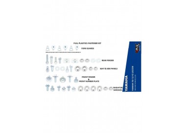 KIT TORNILLOS ZETA PARA PLASTICA YAMAHA YZf 450 (2018) EN COLOR AZUL 