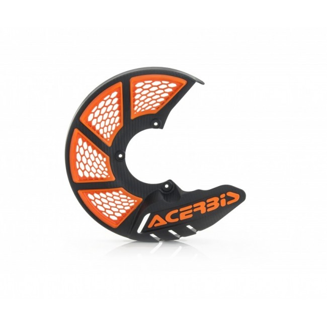 PROTECTOR DE DISCO DELANTERO ACERBIS NEGRO/NARANJA 