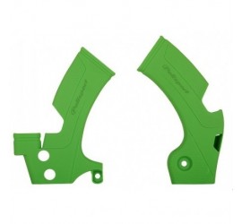 JUEGO PROTECTORES CHASIS ACERBIS EN COLOR VERDE KAWASAKI KXF 450 09/17