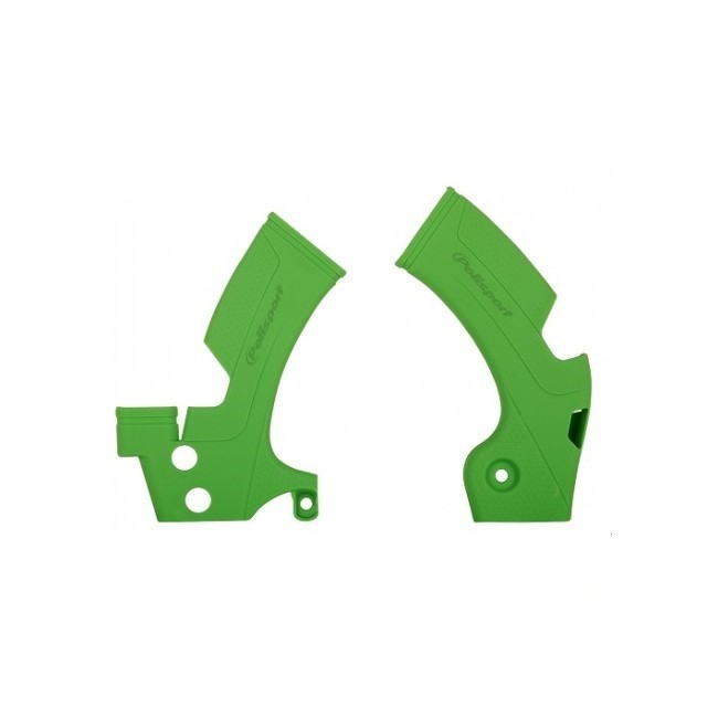 JUEGO PROTECTORES CHASIS ACERBIS EN COLOR VERDE KAWASAKI KXF 450 09/17