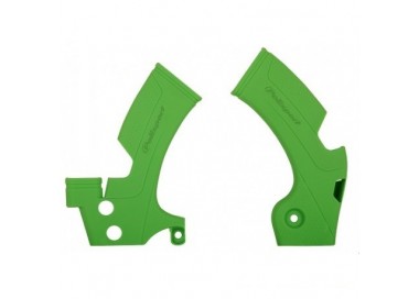 JUEGO PROTECTORES CHASIS ACERBIS EN COLOR VERDE KAWASAKI KXF 450 09/17