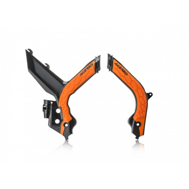 JUEGO PROTECTORES DE CHASIS KTM NEGRO/NARANJA 2020