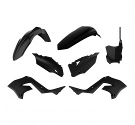 KIT DE PLASTICOS COMPLETO POLISPORT RESTYLING KX 125/250 (03/08) NEGRO