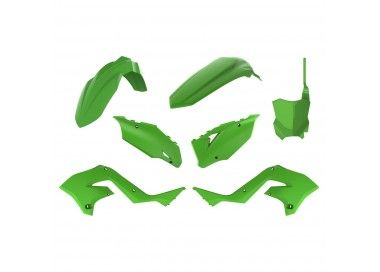 KIT DE PLASTICOS COMPLETO POLISPORT RESTYLING KX 125/250 (03/08) VERDE 