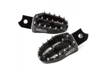 JUEGO ESTRIBERAS SOBREDIMENSIONADAS ZETA PARA KTM COLOR NEGRAS