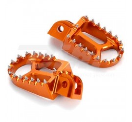 JUEGO ESTRIBERAS SOBREDIMENSIONADAS ART PARA KTM COLOR NARANJA