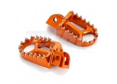 JUEGO ESTRIBERAS SOBREDIMENSIONADAS ART PARA KTM COLOR NARANJA