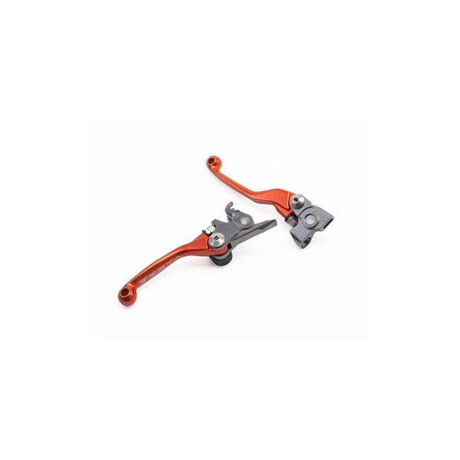 JUEGO MANETA ZETA REVERSIBLES NARANJA PARA KTM SX 125 16/20