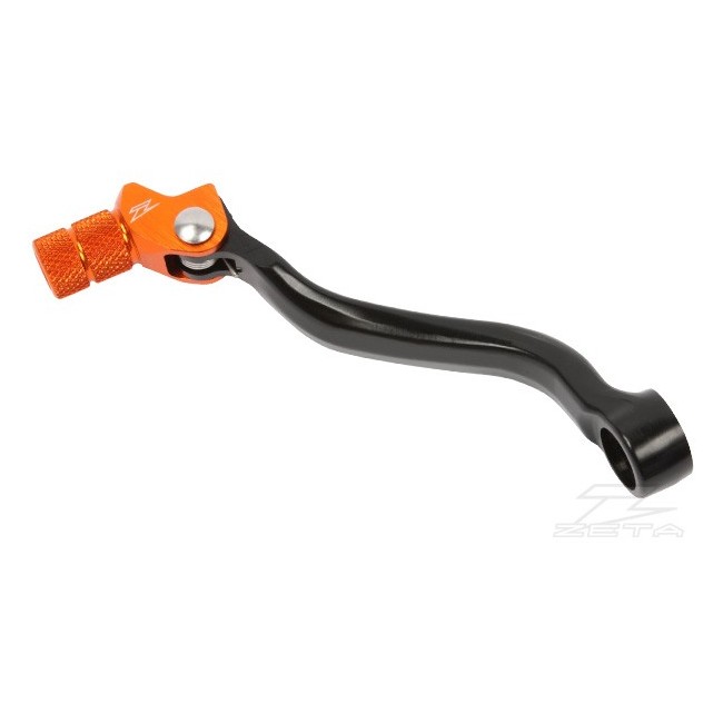 PALANCA DE CAMBIO DE ALUMINIO ZETA NEGRO/NARANJA  KTM SXF/EXCF 4T