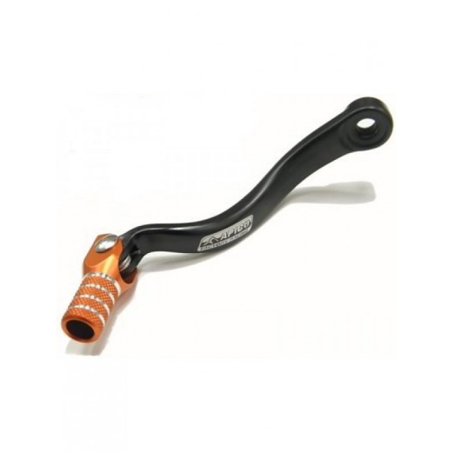 PALANCA DE CAMBIO DE ALUMINIO ZETA NEGRO/NARANJA  KTM SXF/EXCF 4T