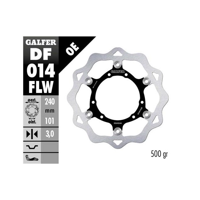 DISCO DE FRENO DELANTERO HONDA CR 125 95/97