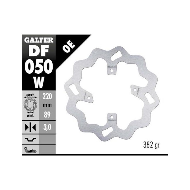 DISCO DE FRENO DELANTERO HONDA CR 80 90/02