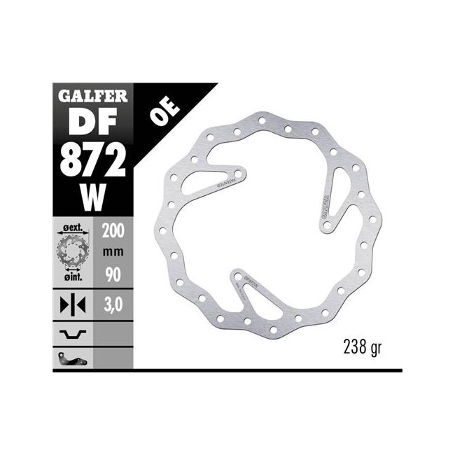 DISCO DE FRENO DELANTERO HUSQVARNA CR 65 2011