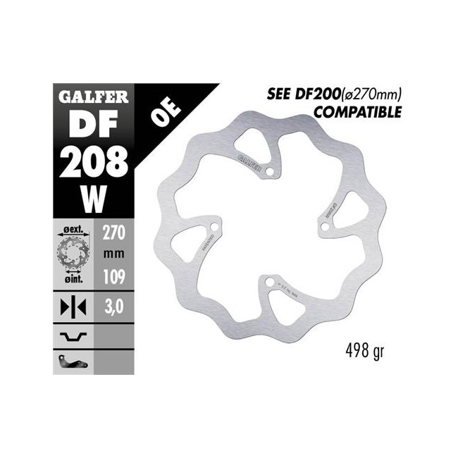 DISCO DE FRENO DELANTERO KAWASAKI KXF 250 2015