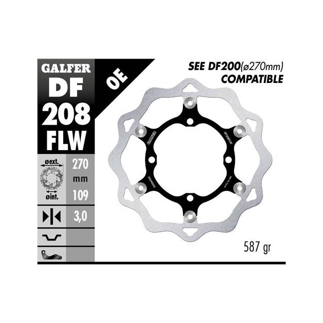 DISCO DE FRENO DELANTERO KAWASAKI KXF 250 2015