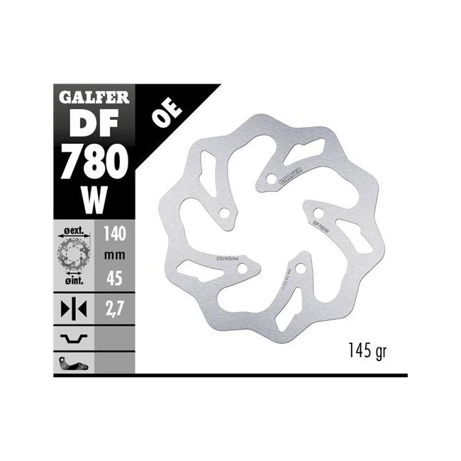 DISCO DE FRENO TRASERO KTM SX 50 2006
