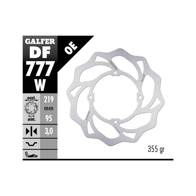 DISCO DE FRENO DELANTERO KTM SX 85 07/10