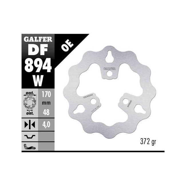 DISCO DE FRENO DELANTERO SUZUKI LTZ 400 2003