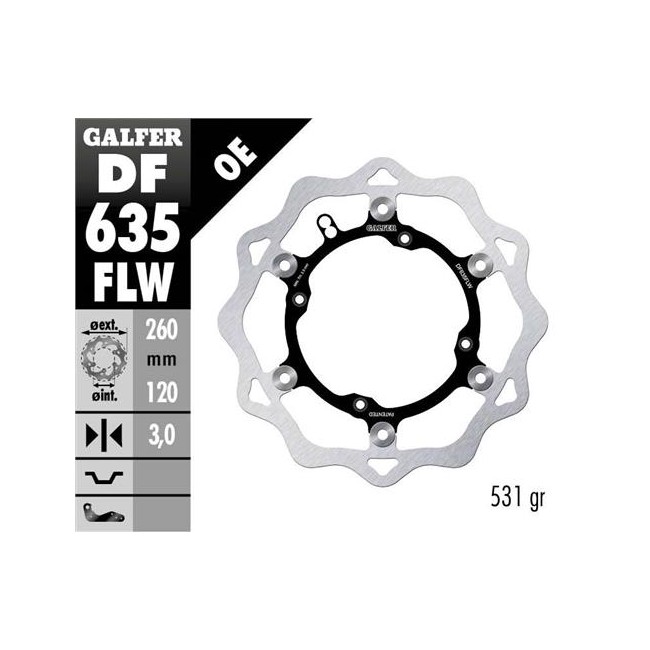DISCO DE FRENO DELANTERO BETA RR 350 4T 11/12