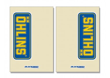 JUEGO DE ADHESIVOS PARA BARRAS DE HORQUILLA OHLINS TRASPARENTE