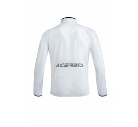 CHAQUETA CHUBASQUERO DEK PACK ACERBIS BLANCO