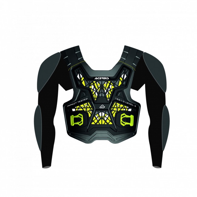 PETO ACERBIS SPECKTRUM LEVEL 2 JUNIOR NEGRO/FLUOR