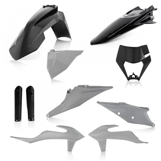 FULL KIT KTM EXC/EXCF 2020/23 GRIS/NEGRO