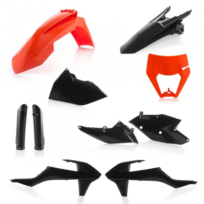 FULL KIT KTM EXC/EXCF 17/19 NEGRO/NARANJA