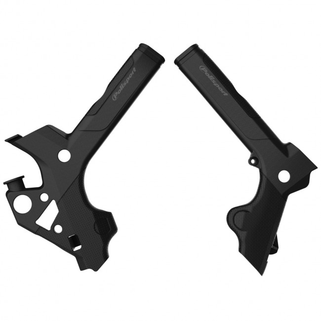 PROTECTORES DE CHASIS POLISPORT GASGAS EC/XC200/250/300 FANTIC MR250/350  NEGRO