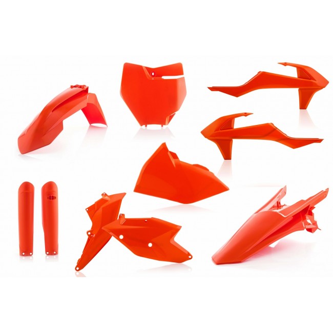 FULL KIT DE PLASTICOS ACERBIS KTM SX/SXF 16/18 NARANJA
