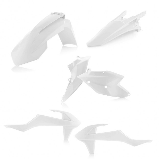 KIT PLASTICO ACERBIS KTM EXC/EXC-F 17/19 BLANCO
