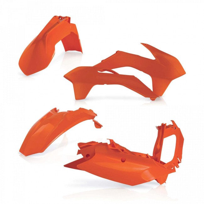 KIT PLASTICO ACERBIS KTM EXC/EXC-F 14/15/16 NARANJA