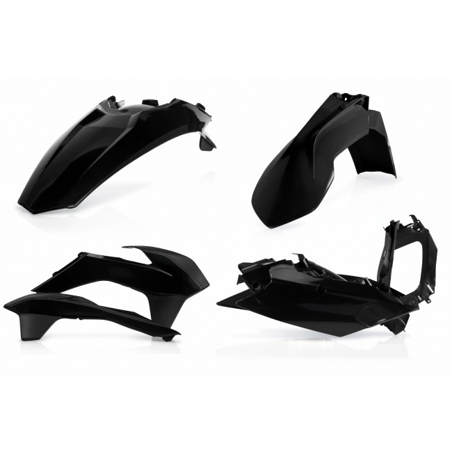 KIT PLASTICO ACERBIS KTM EXC/EXC-F 14/15/16 NEGRO
