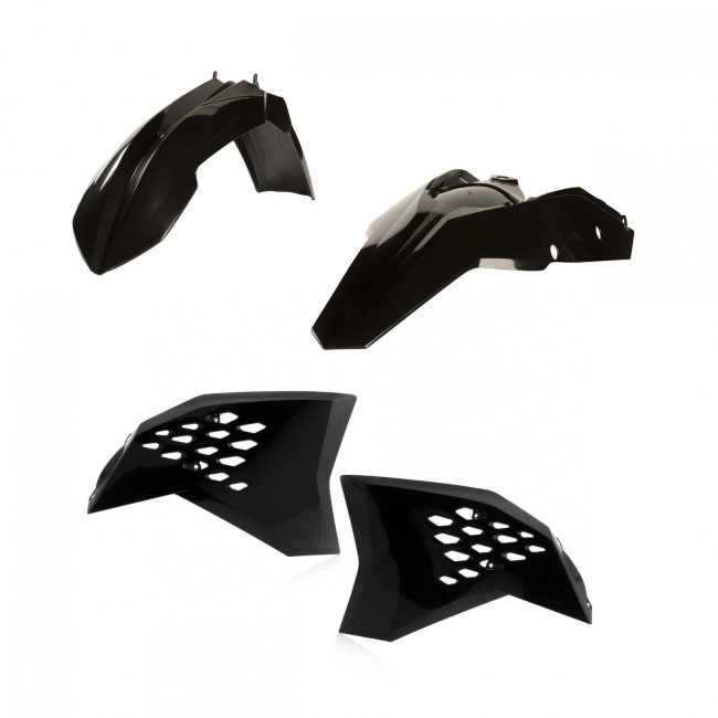 KIT PLASTICO ACERBIS KTM EXC/EXC-F 08/11 NEGRO