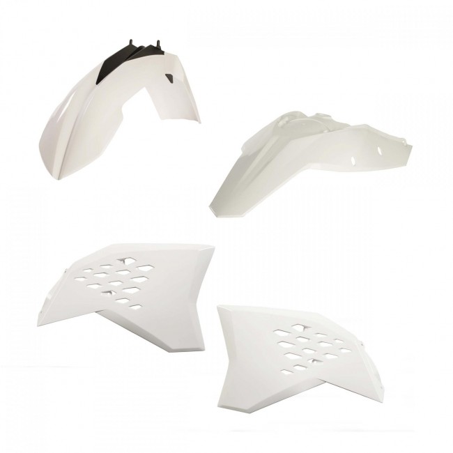KIT PLASTICOS ACERBIS KTM SX/SXF 07/10 BLANCO
