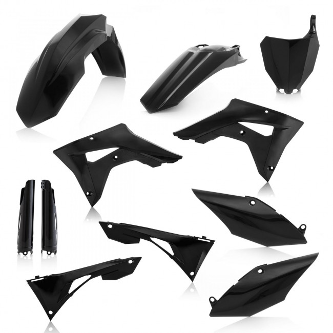 FULL KIT PLASTICO ACERBIS HONDA CRF 250RX/450RX 19/20 NEGRO