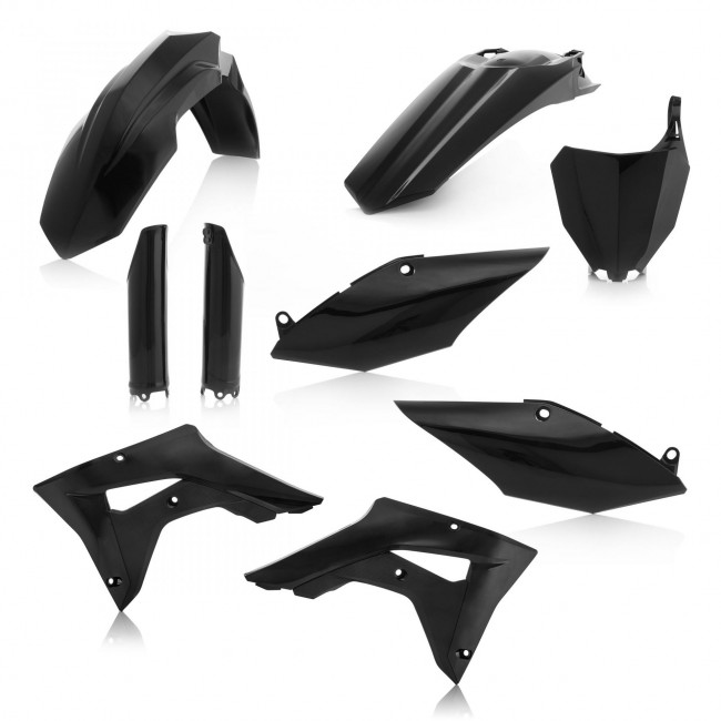 FULL KIT PLASTICO ACERBIS HONDA CRF 450RX 17/18 NEGRO