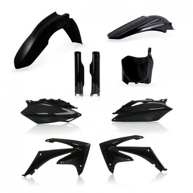 FULL KIT PLASTICO ACERBIS HONDA CRF 450R 09/10 NEGRO