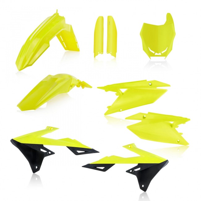 FULL KIT ACERBIS RMZ 450 18/22 RMZ 250 19/22 AMARILLO FLUOR/NEGRO