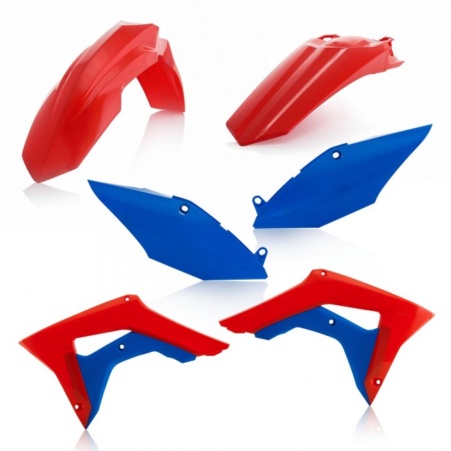 KIT DE PLASTICOS ACERBIS CRF250 18/21 CRF450 17/20 ROJO/AZUL