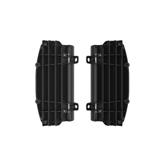 JUEGO DE ALETAS DE RADIADOR  PARA HONDA CRF 250 10/13 COLOR NEGRO