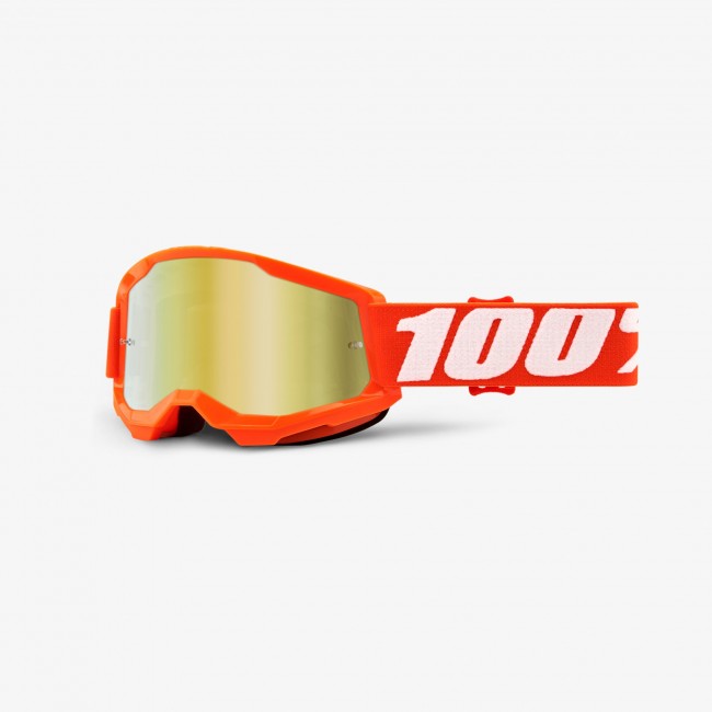 GAFAS 100% STRATA 2 JUNIOR NARANJA ESPEJO