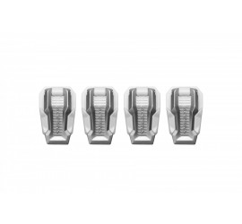 CONJUNTO HEBILLAS ACERBIS BOTAS X-RACE NEGRO/BLANCO
