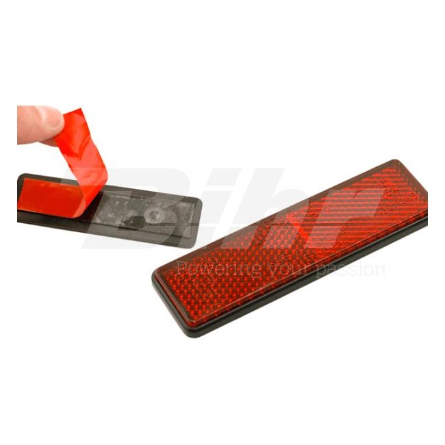 REFLEX ROJO RECTANGULAR CON ADHESIVO HOMOLOGADO