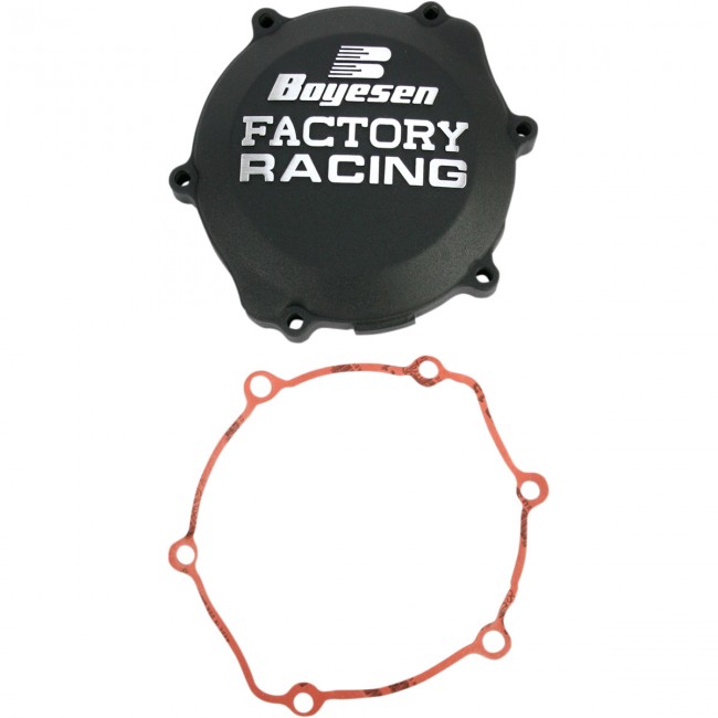 TAPA EMBRAGUE BOYESEN YAMAHA YZ 125 94/04  NEGRA