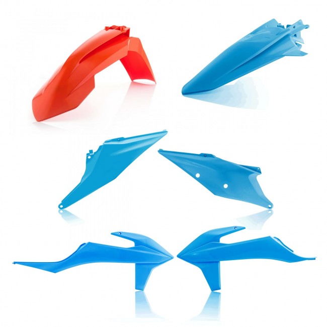 KIT PLASTICOS ACERBIS KTM SX/SX-F/XC-F/XC AZUL/NARANJA