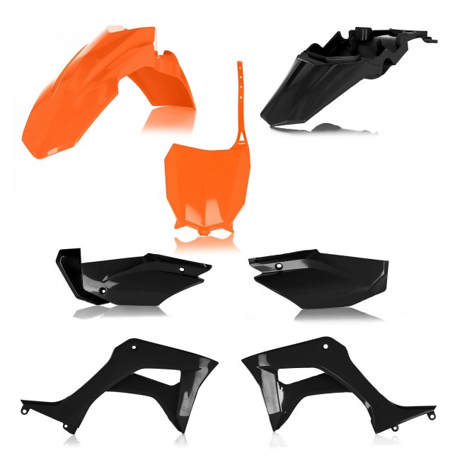 FULL KIT ACERBIS HONDA CRF 110 F 19/21 NEGRO/NARANJA