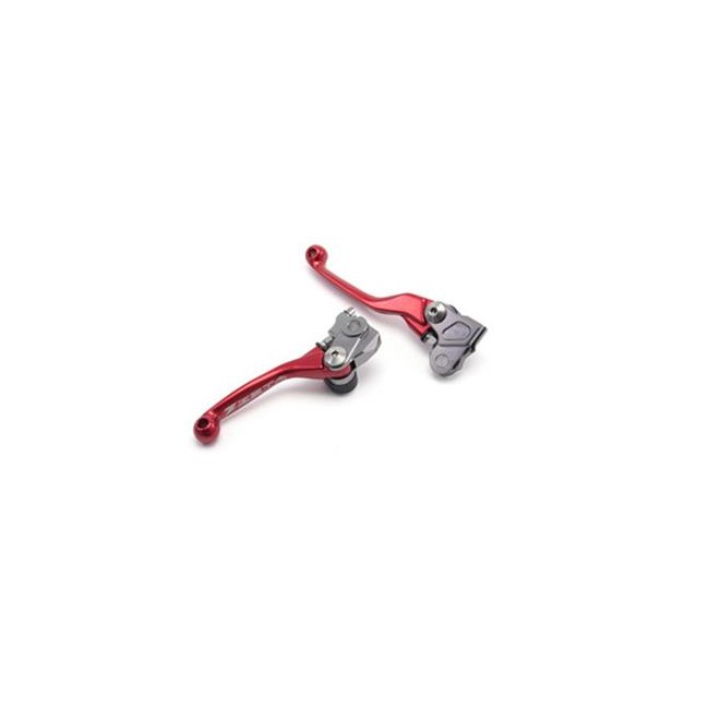JUEGO MANETAS REVERSIBLE ROJA KX 125 00/05