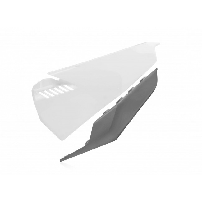 PORTANUMEROS TRASERO PARA HUSQVARNA TC/TE/TX/FC/FX/FE 2021 GRIS/BLANCO