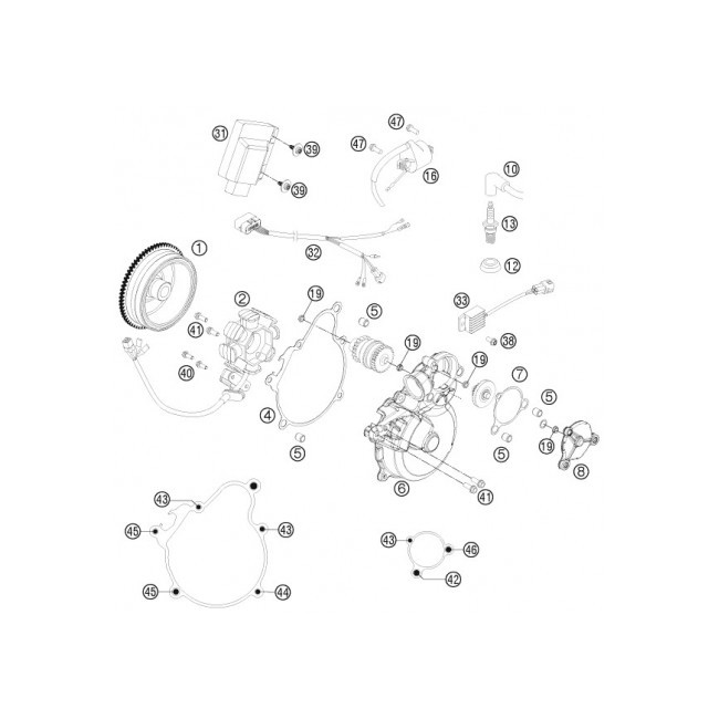 CAPUCHON BUGIA KTM ORIGINAL